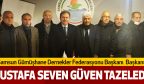 Samsun Gümüşhane Dernekler Federasyonu Başkanı Mustafa Seven Güven Tazeledi