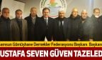 Samsun Gümüşhane Dernekler Federasyonu Başkanı Mustafa Seven Güven Tazeledi